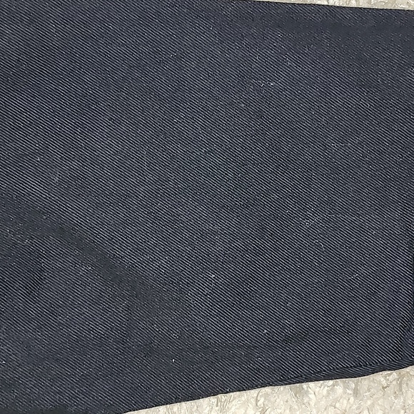 Zara herringbone pant size 13/14 navy blue (kb1) - Picture 5 of 8